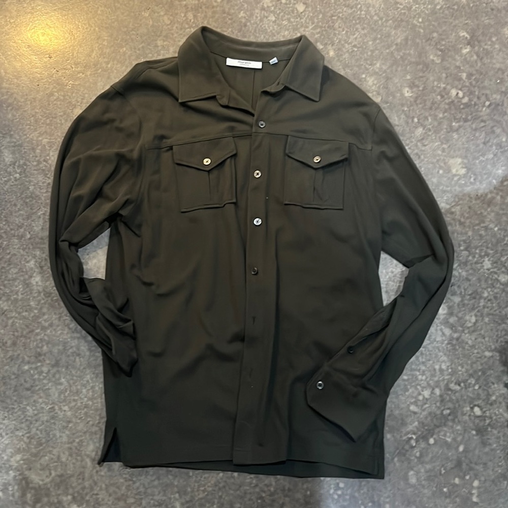 Murano Large army green shirt